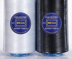 Нитки 40/2 MEGA (20000ярд) кор 48шт (Черный)