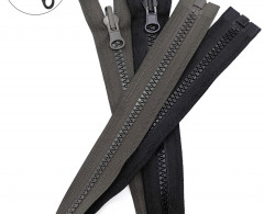 Молния трактор Т8 1 замок 85см у/з бегунок перекидной LOGO (50шт)