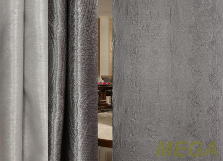 Ткани портьерные Однотон Блэкаут KT BI75-208-5/280 Bl