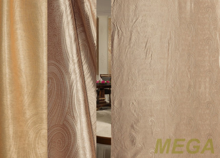 Ткани портьерные Однотон Блэкаут KT BI75-208-8/280 Bl