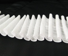 Шторная тесьма 100мм №1038 матовая равномерная 2 нитки (кор.18 шт по 50 метр)