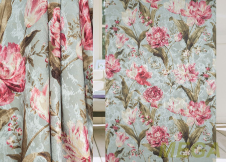 Ткани портьерные Печать Жаккард GL PP1104-5/150 P Pech