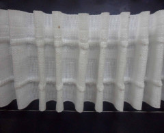 Шторная тесьма 60мм, №606 матовая равномерная,2 нитки (кор.30шт по 50 метр)