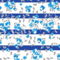 Полотно трикотажное Кулирка 30/1 набивная в рулоне  в Волгограде