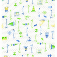 Полотно трикотажное Кулирка 30/1 набивная в рулоне  в Волгограде